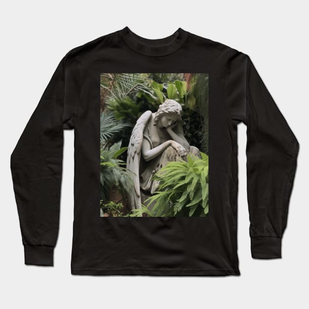 Weeping Angel III Long Sleeve T-Shirt by ElectricDream